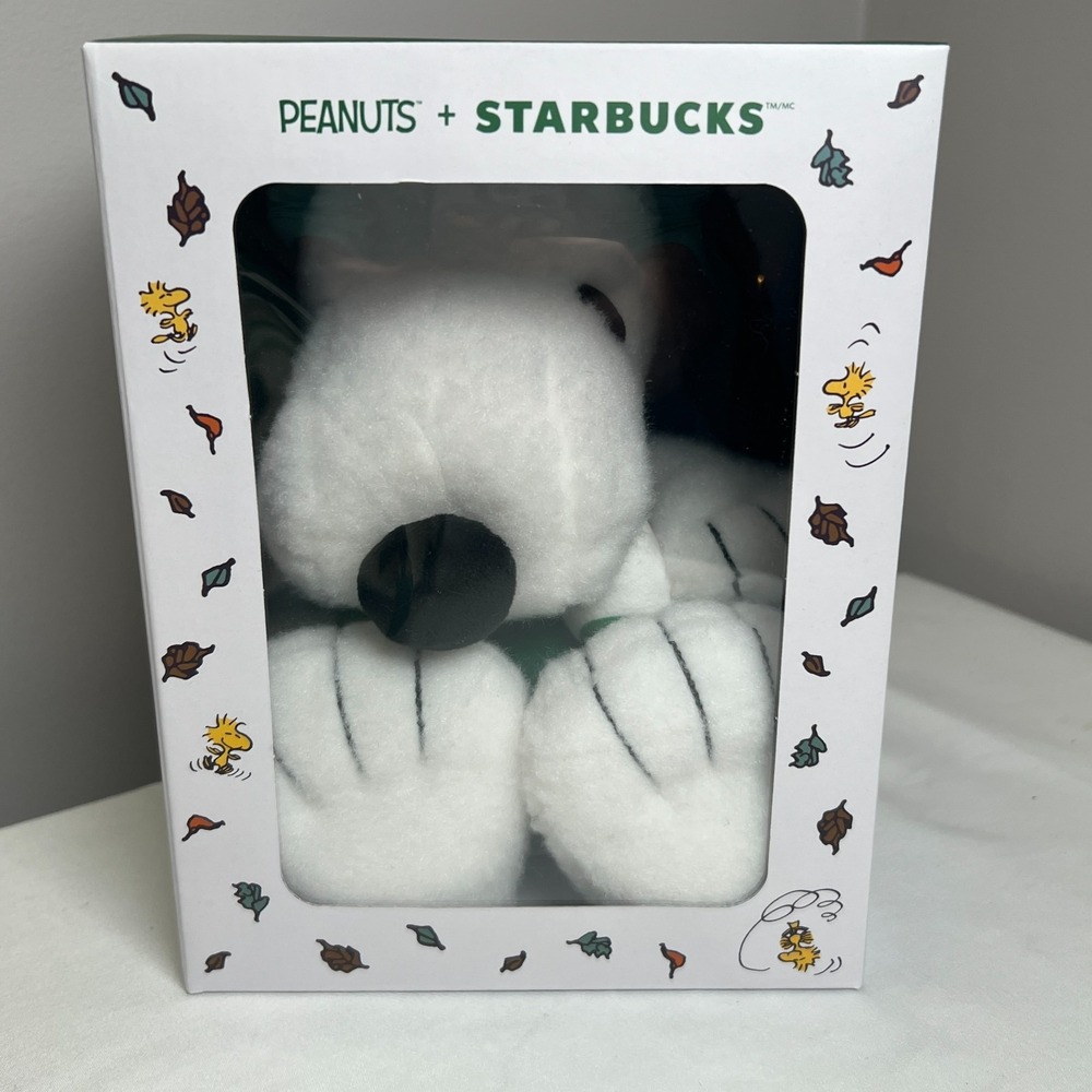 Starbucks x Peanuts Snoopy Plush 2026 Limited Edition Great Pumpkin New